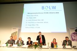 BioFach-Pressekonferenz: Vertreter der Ökoverbände auf dem Podium